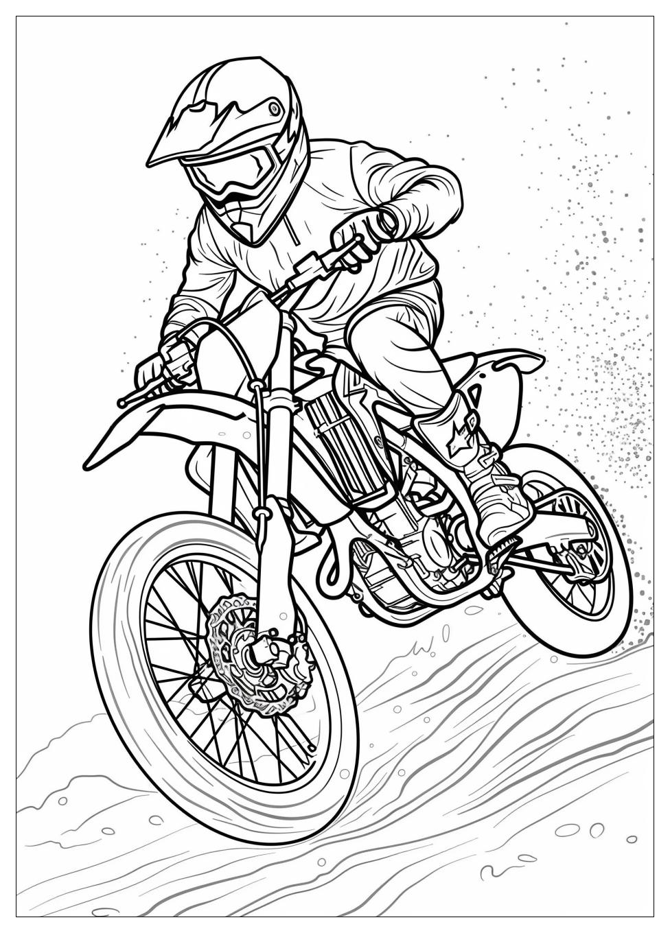 Dirt Bike Coloring Pages-10