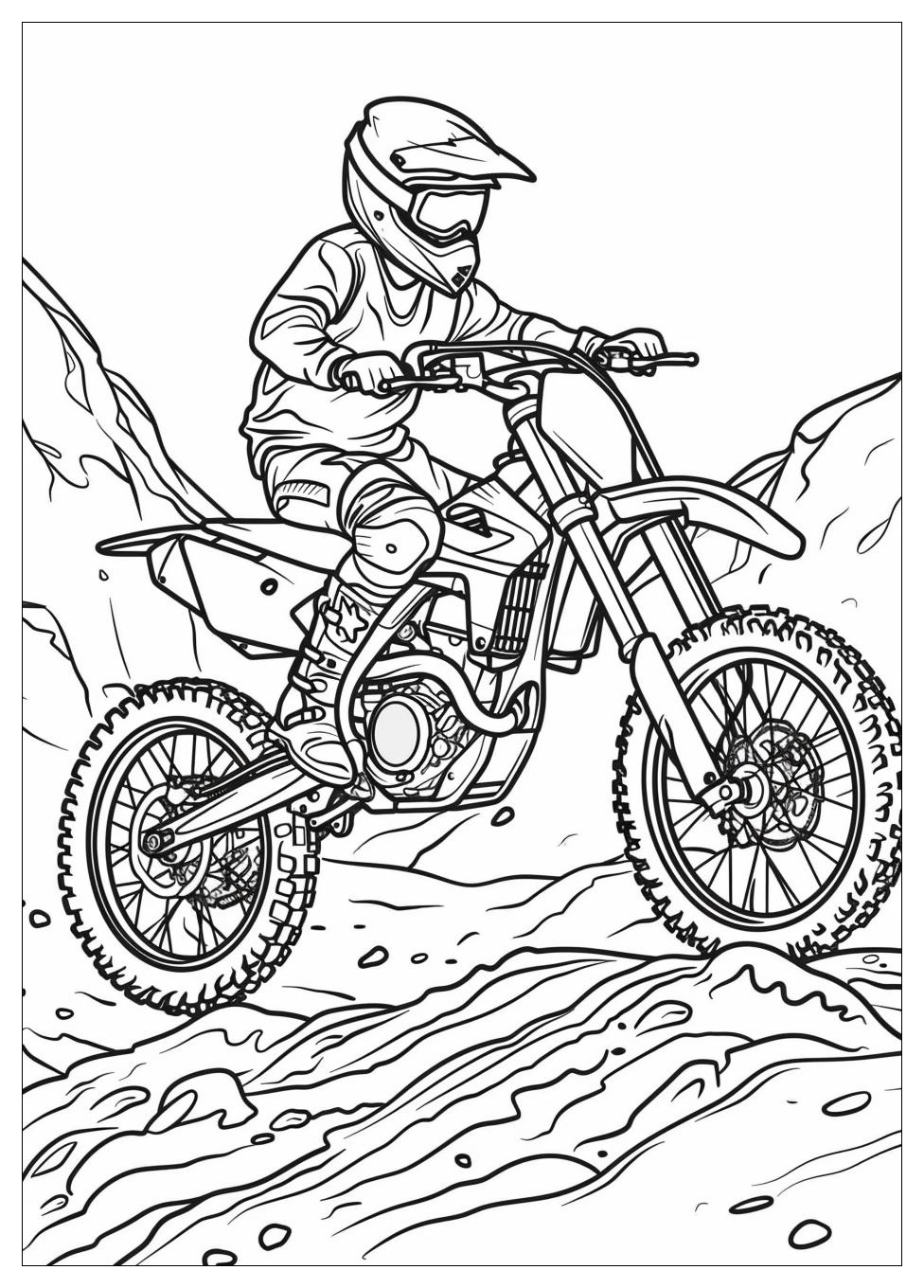 Dirt Bike Coloring Pages-12