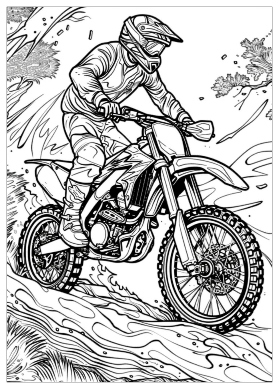 Dirt Bike Coloring Pages-14