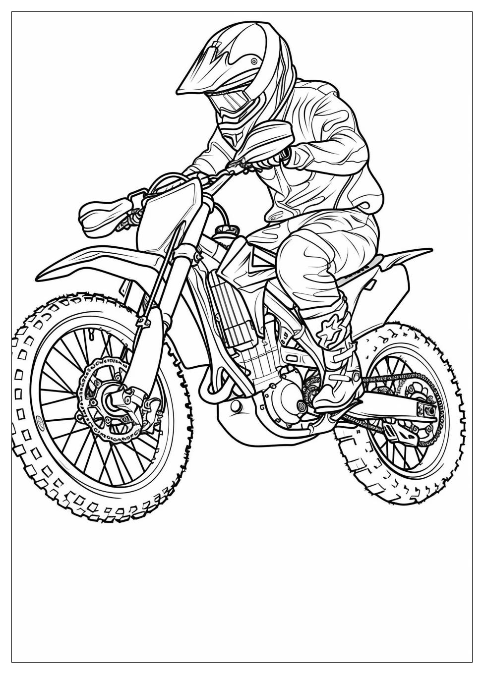 Dirt Bike Coloring Pages-16