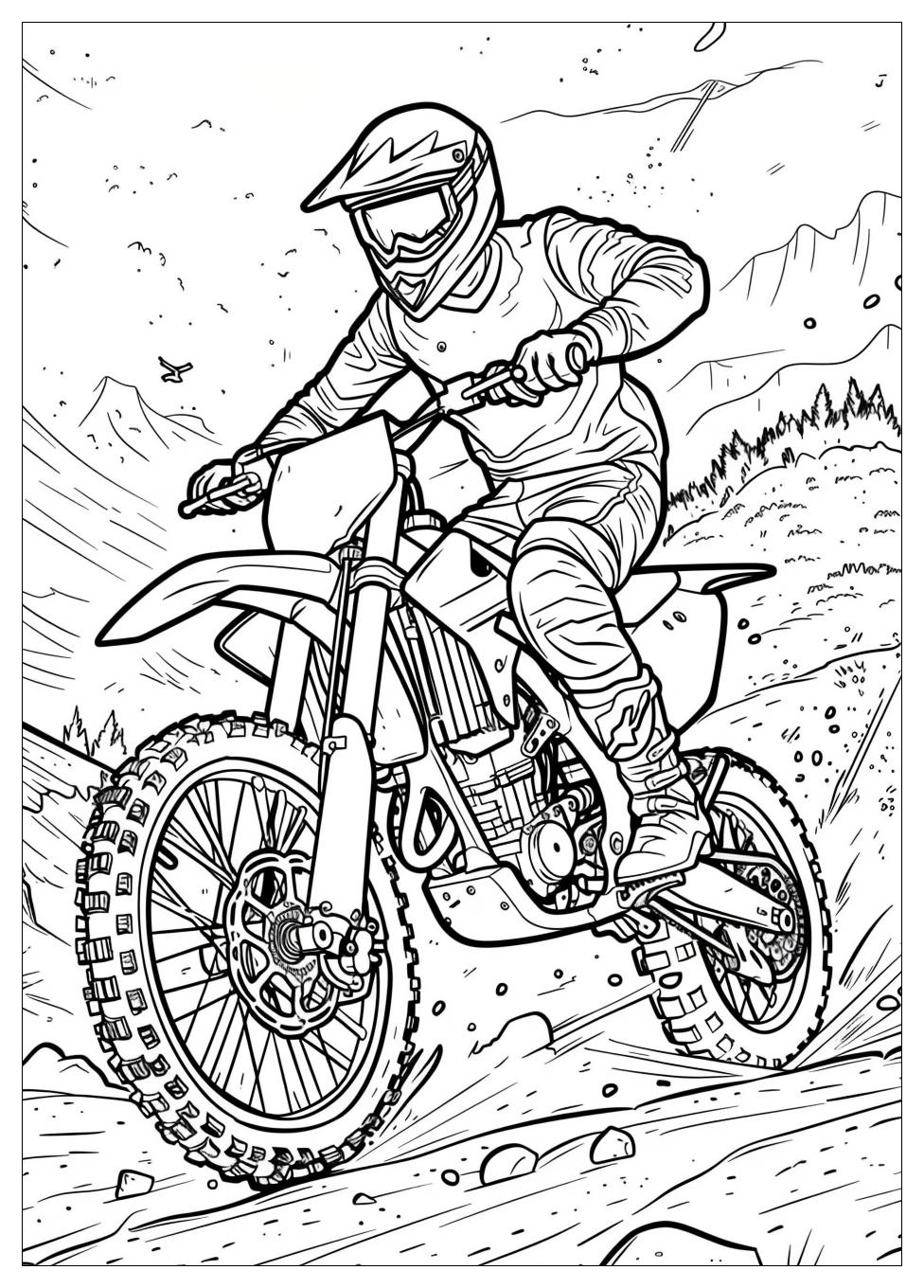 Dirt Bike Coloring Pages-18