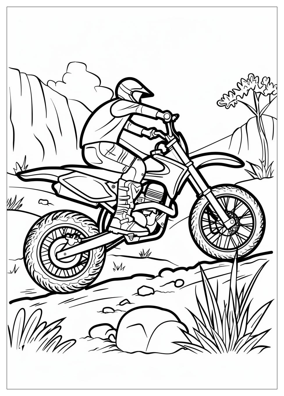 Dirt Bike Coloring Pages-2