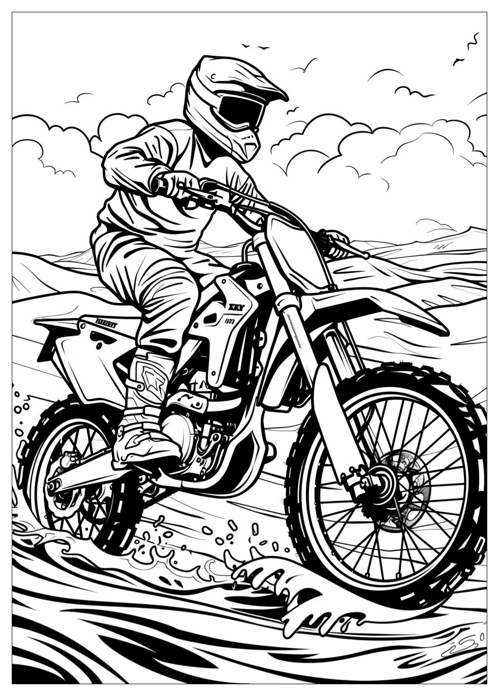 Dirt Bike Coloring Pages-5