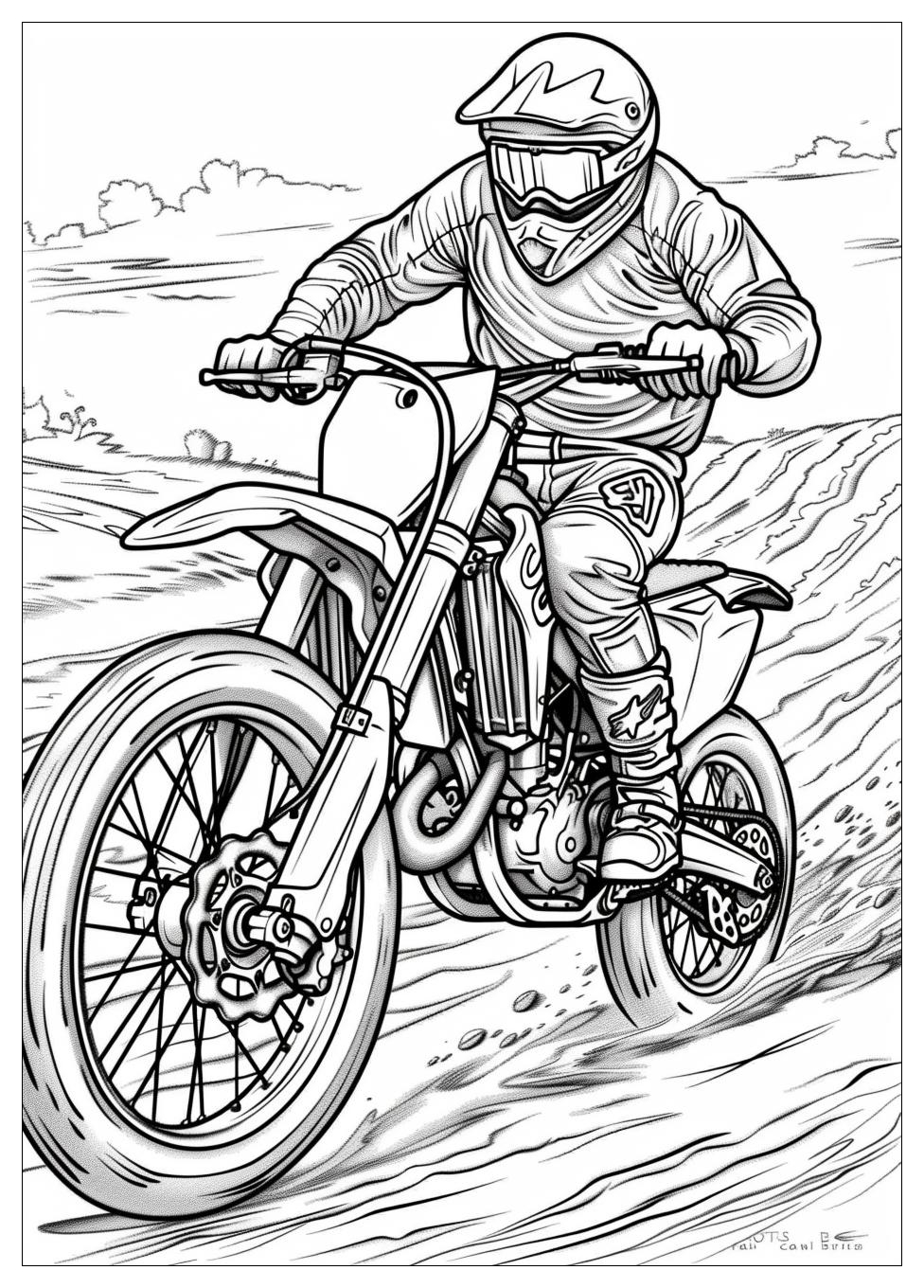 Dirt Bike Coloring Pages-6