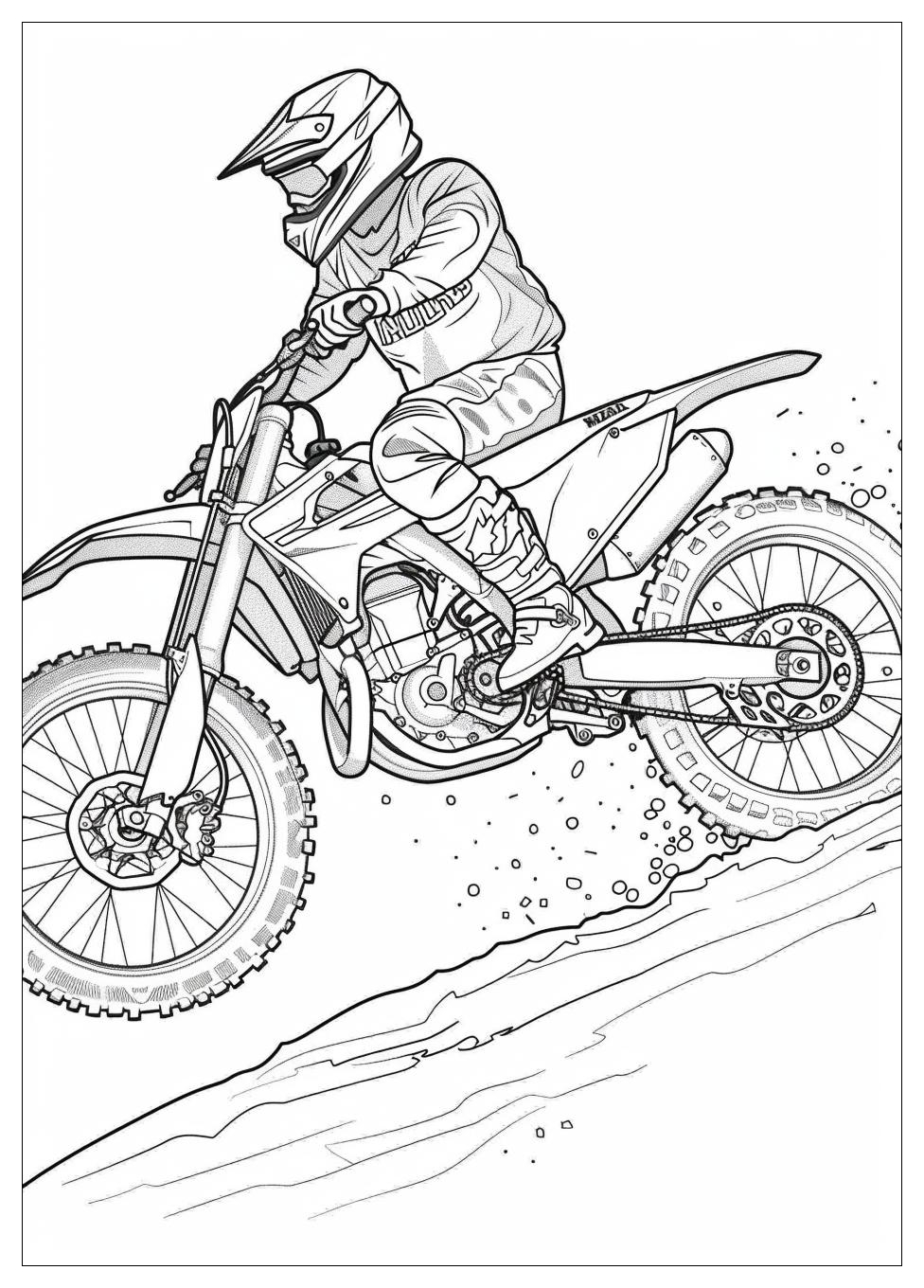 Dirt Bike Coloring Pages-7