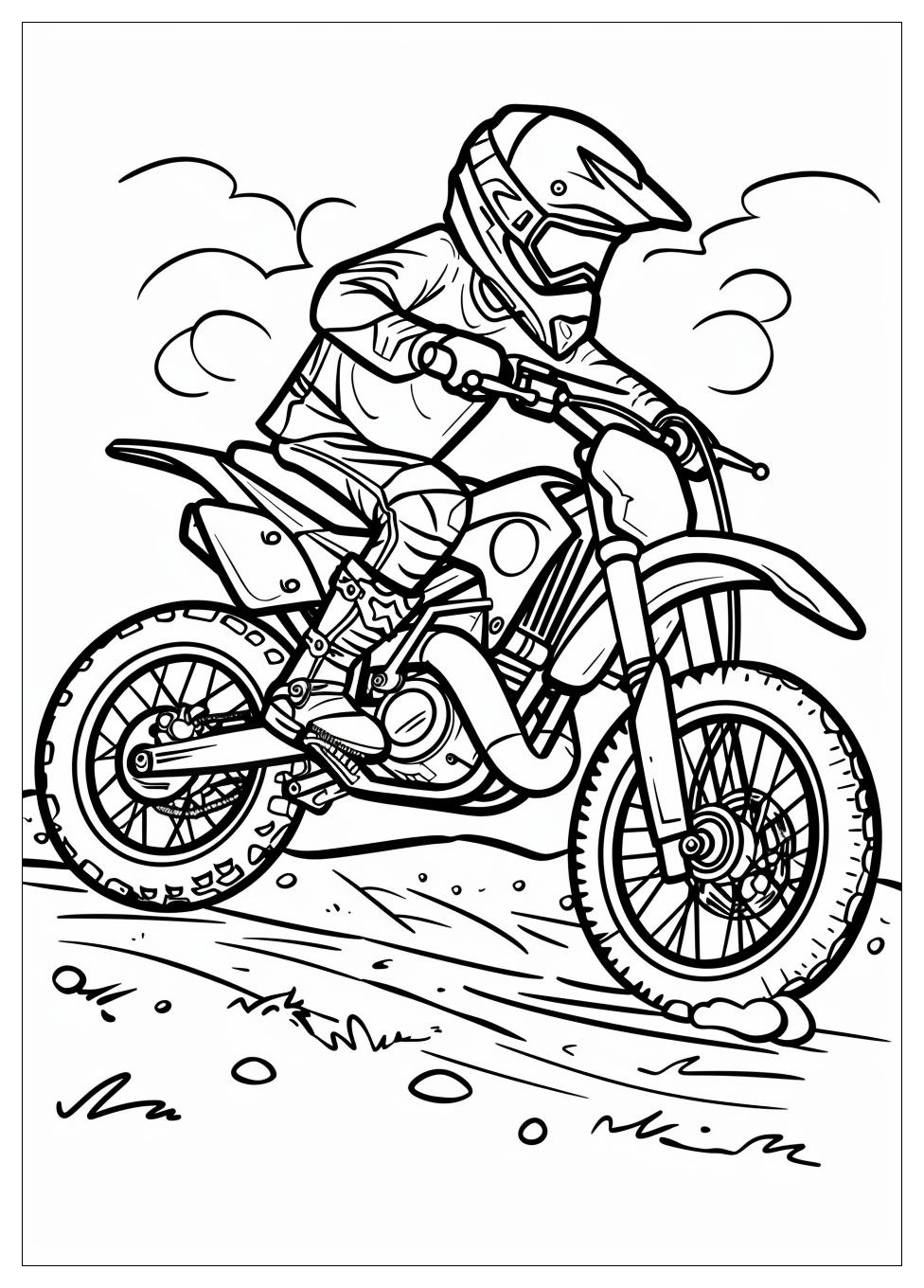 Dirt Bike Coloring Pages-8