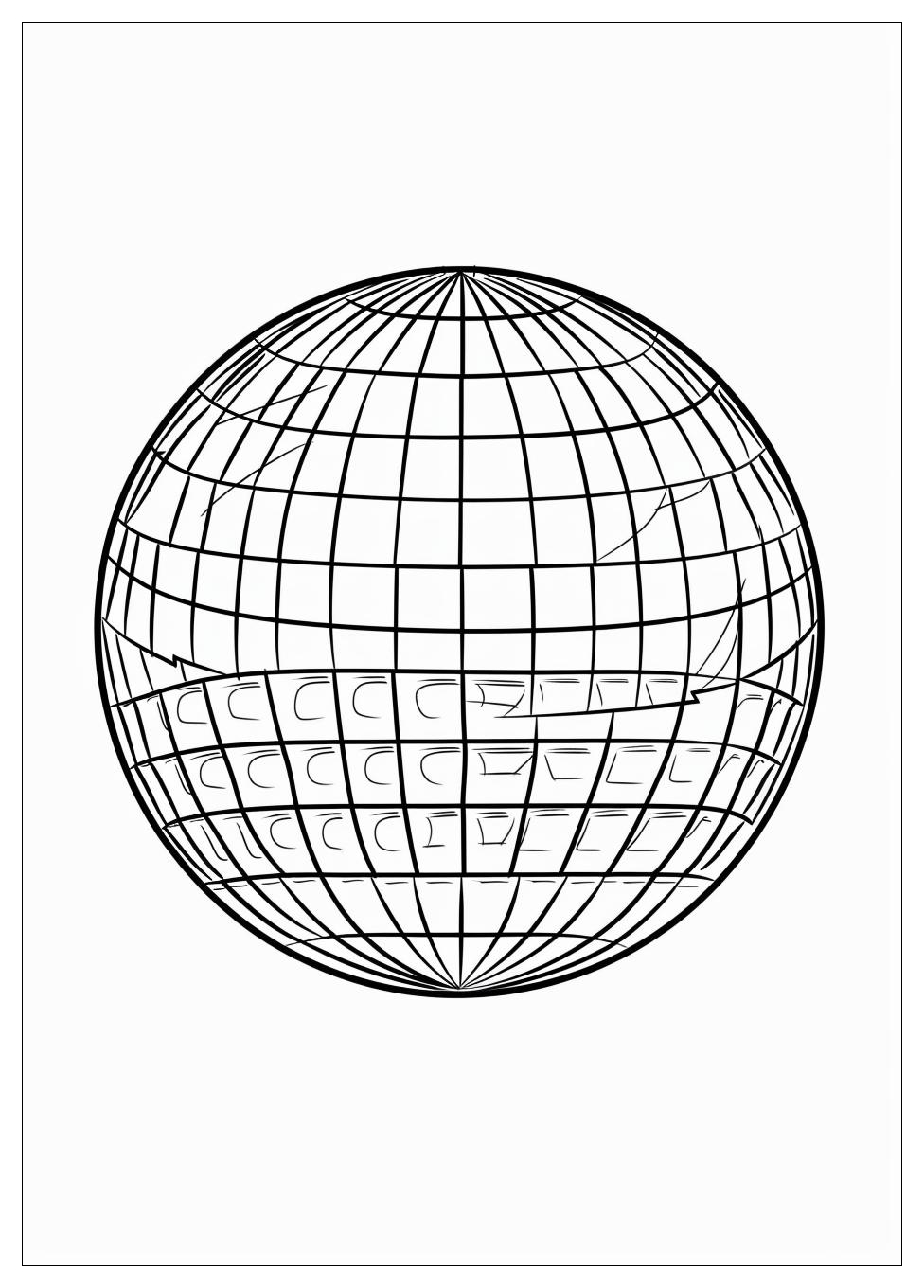 Disco Ball Coloring Pages-11