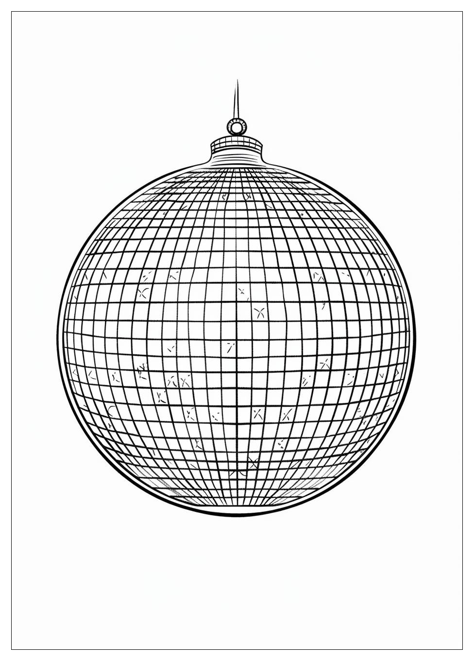 Disco Ball Coloring Pages-13