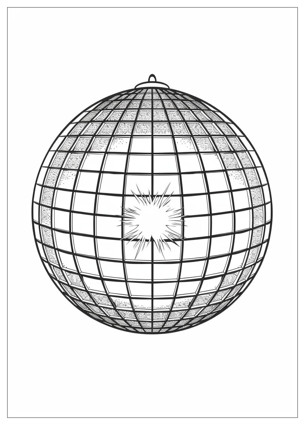 Disco Ball Coloring Pages-14