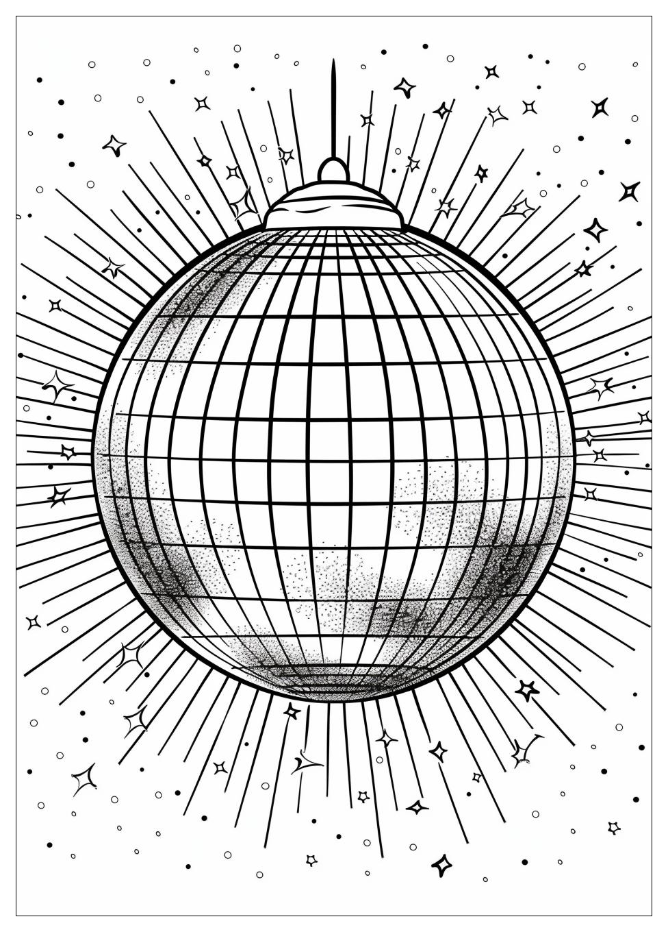 Disco Ball Coloring Pages-15