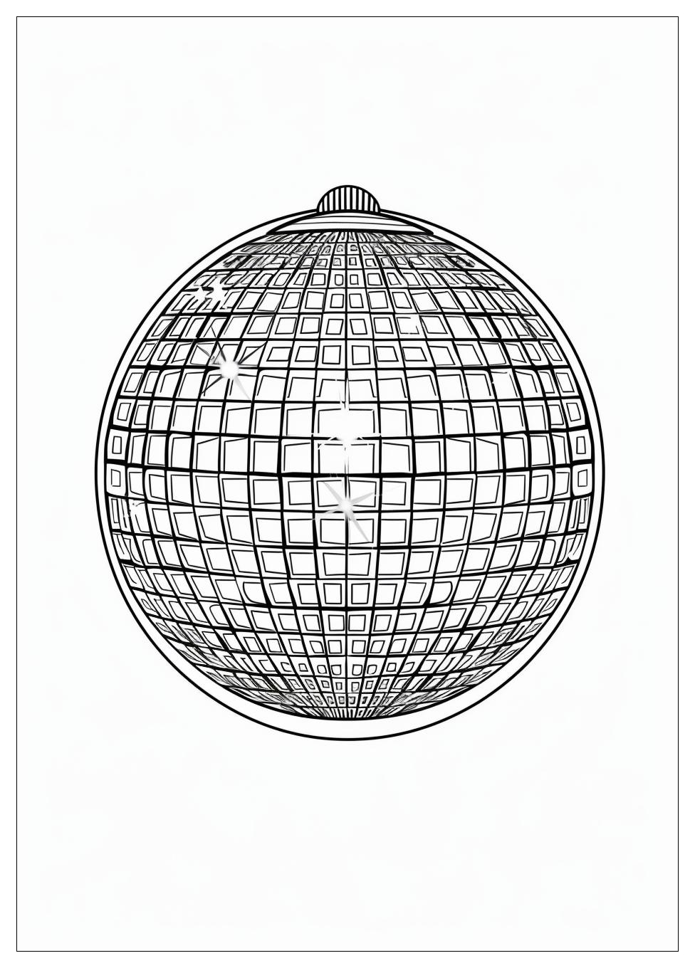 Disco Ball Coloring Pages-16