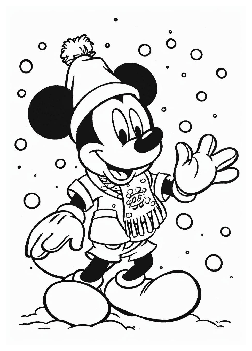 Disney Christmas Coloring Pages-10