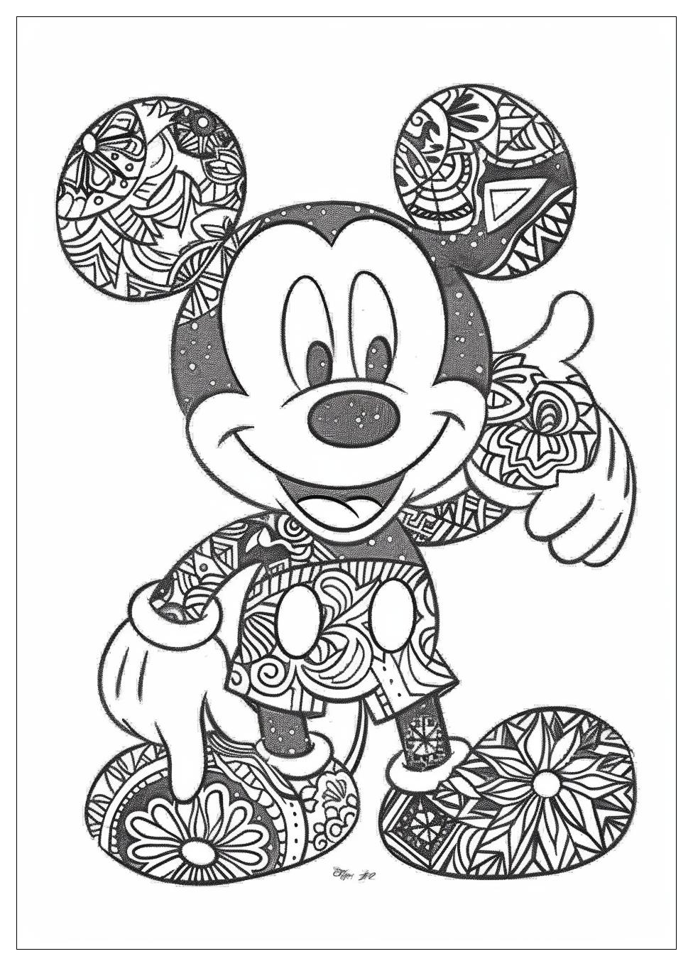 Disney Christmas Coloring Pages-14