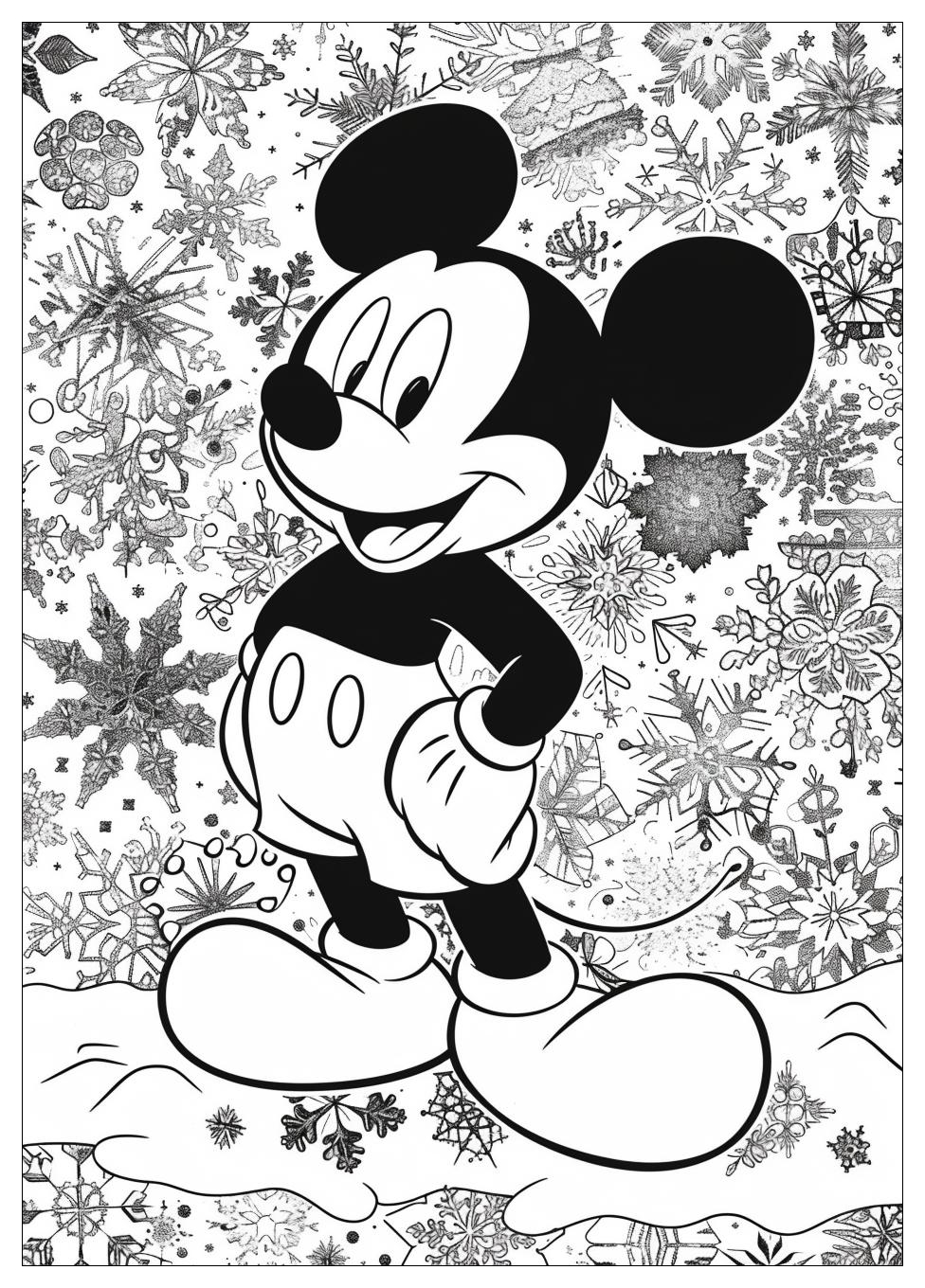 Disney Christmas Coloring Pages-17