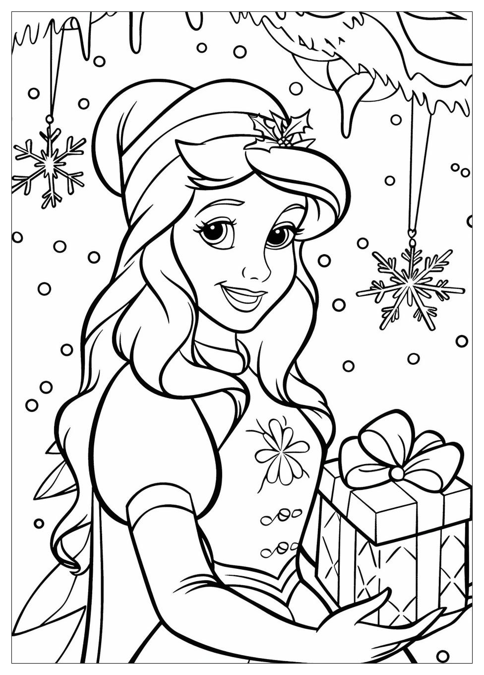 Disney Christmas Coloring Pages-3