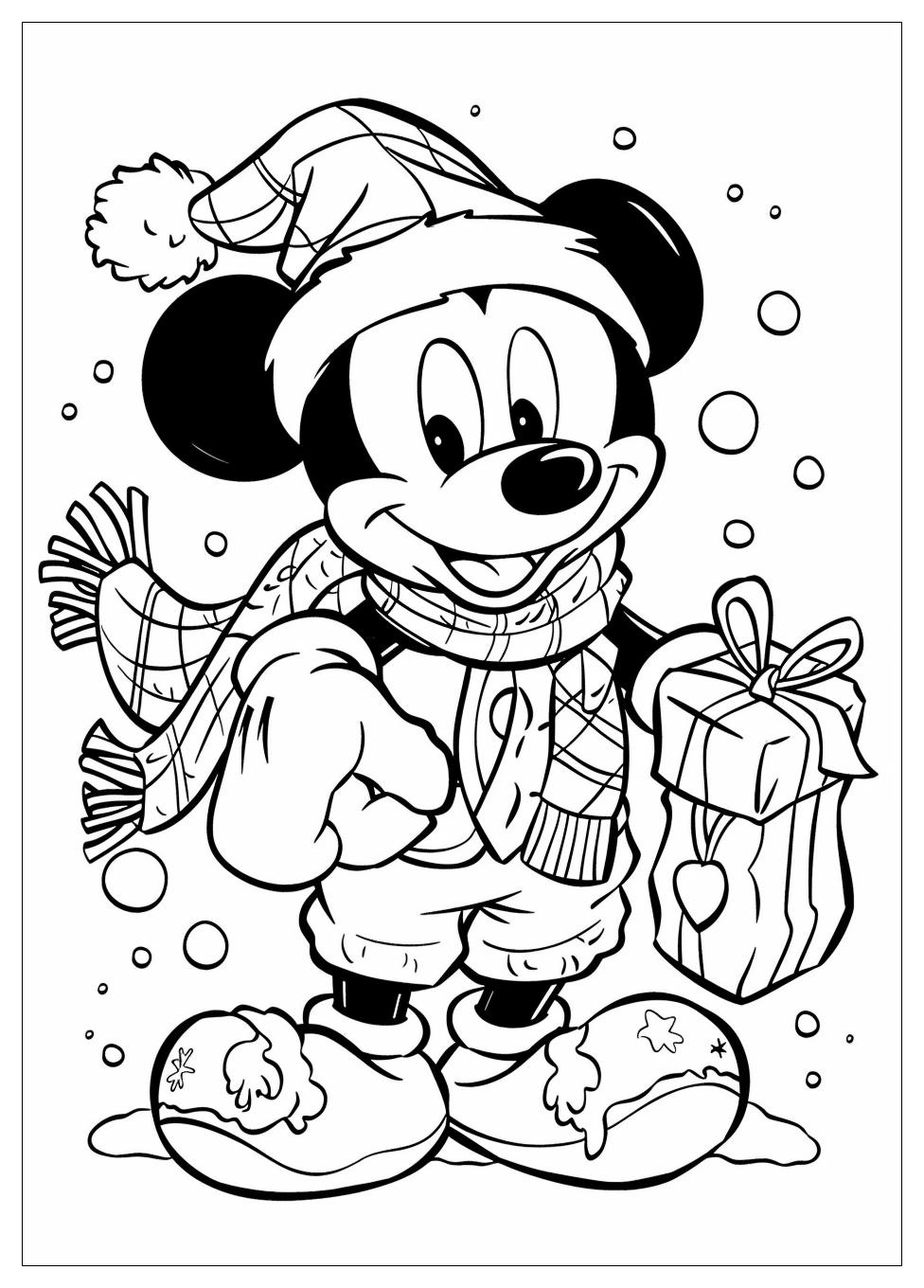 Disney Christmas Coloring Pages-6