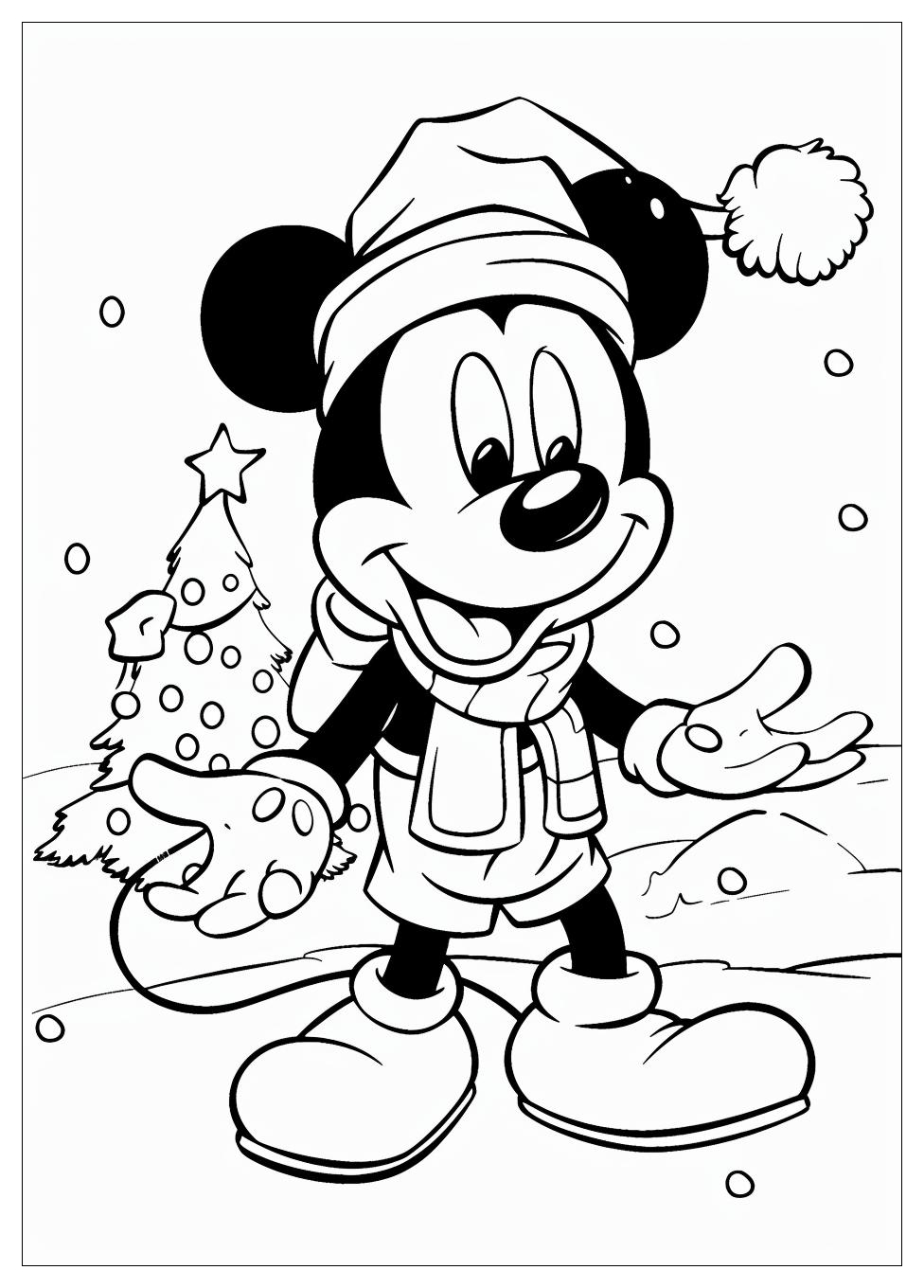 Disney Christmas Coloring Pages-8