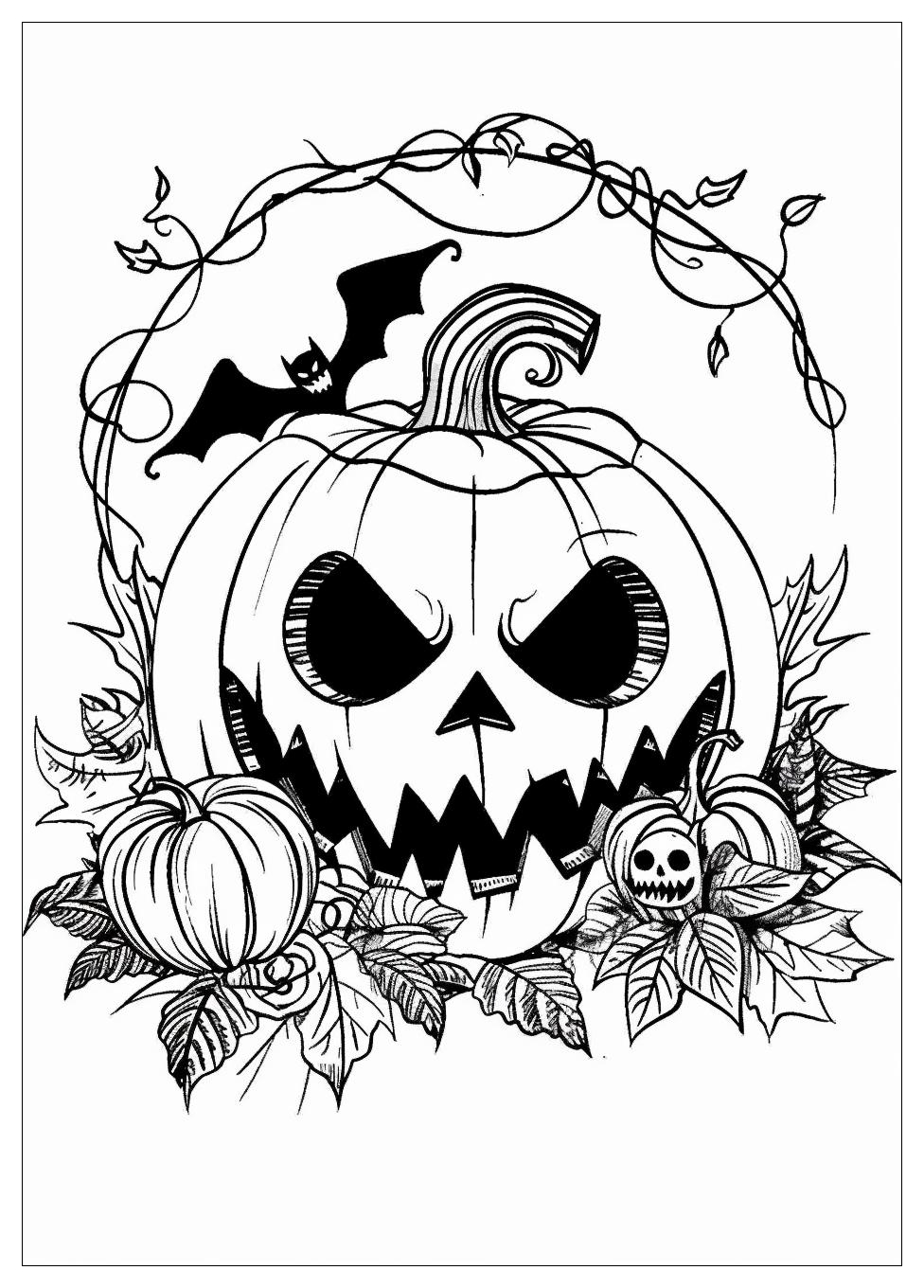 Disney Halloween Coloring Pages-16