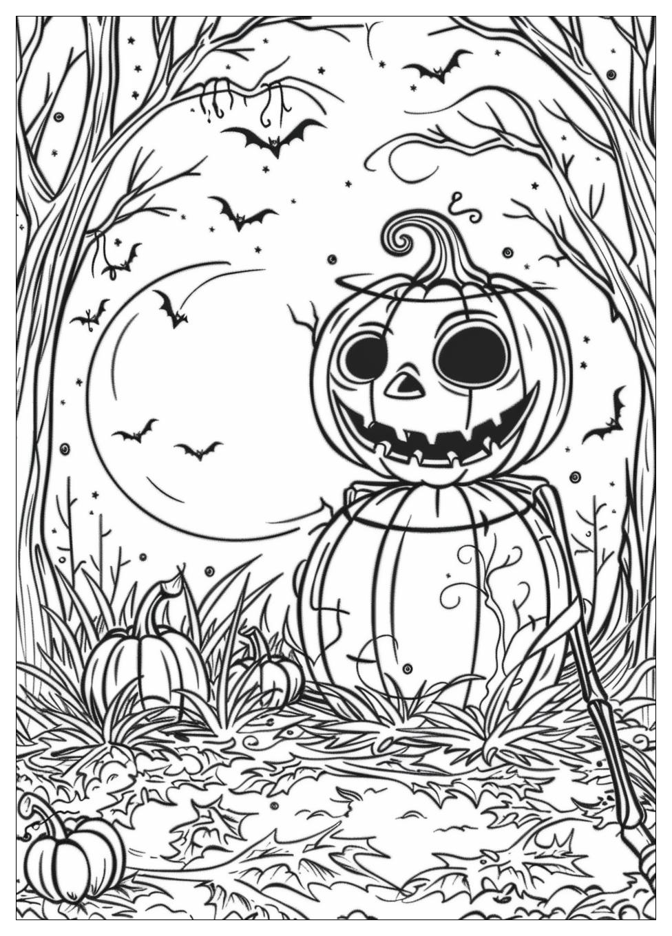 Disney Halloween Coloring Pages-18