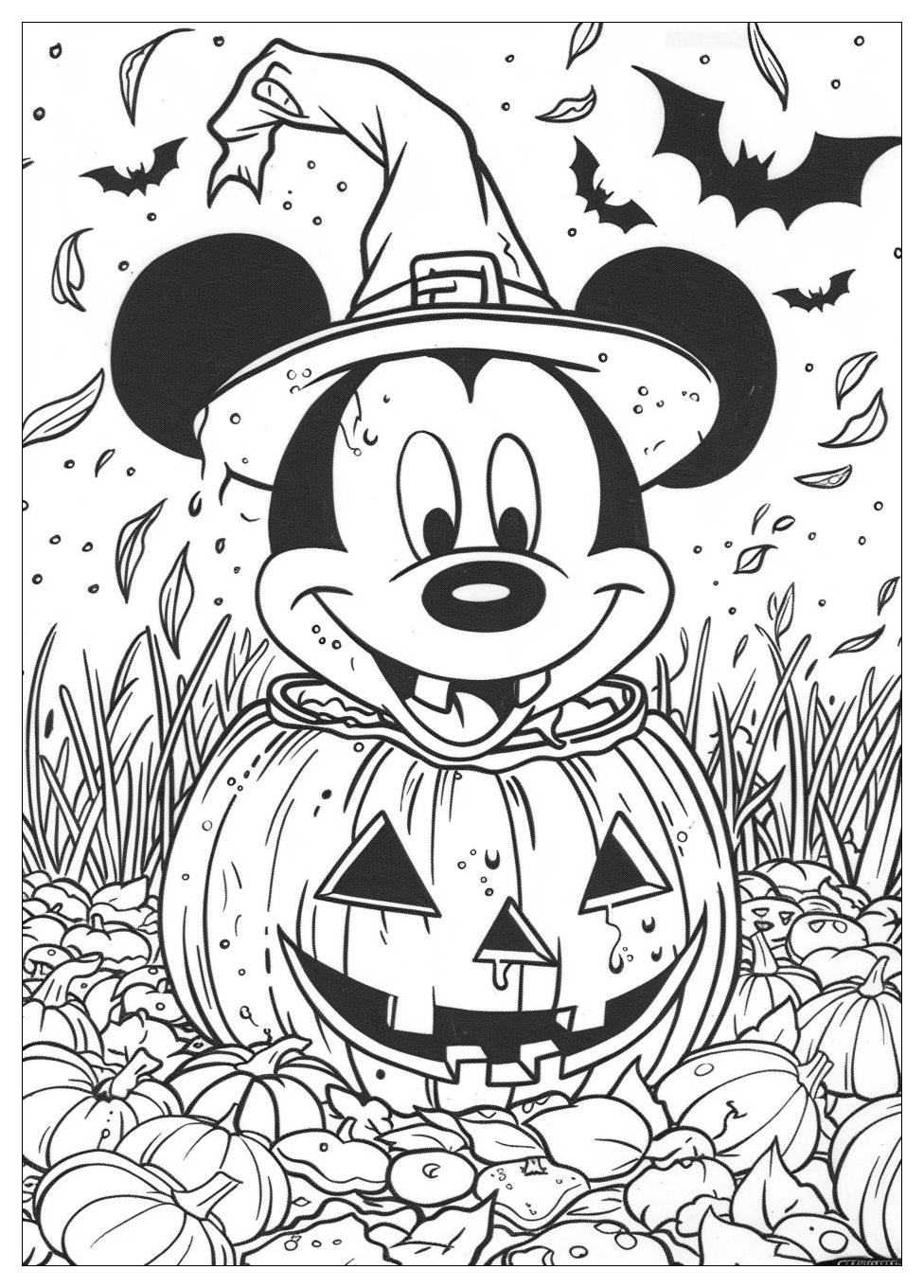 Disney Halloween Coloring Pages-19