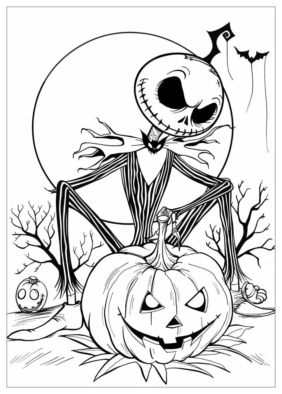 Disney Halloween Coloring Pages-2