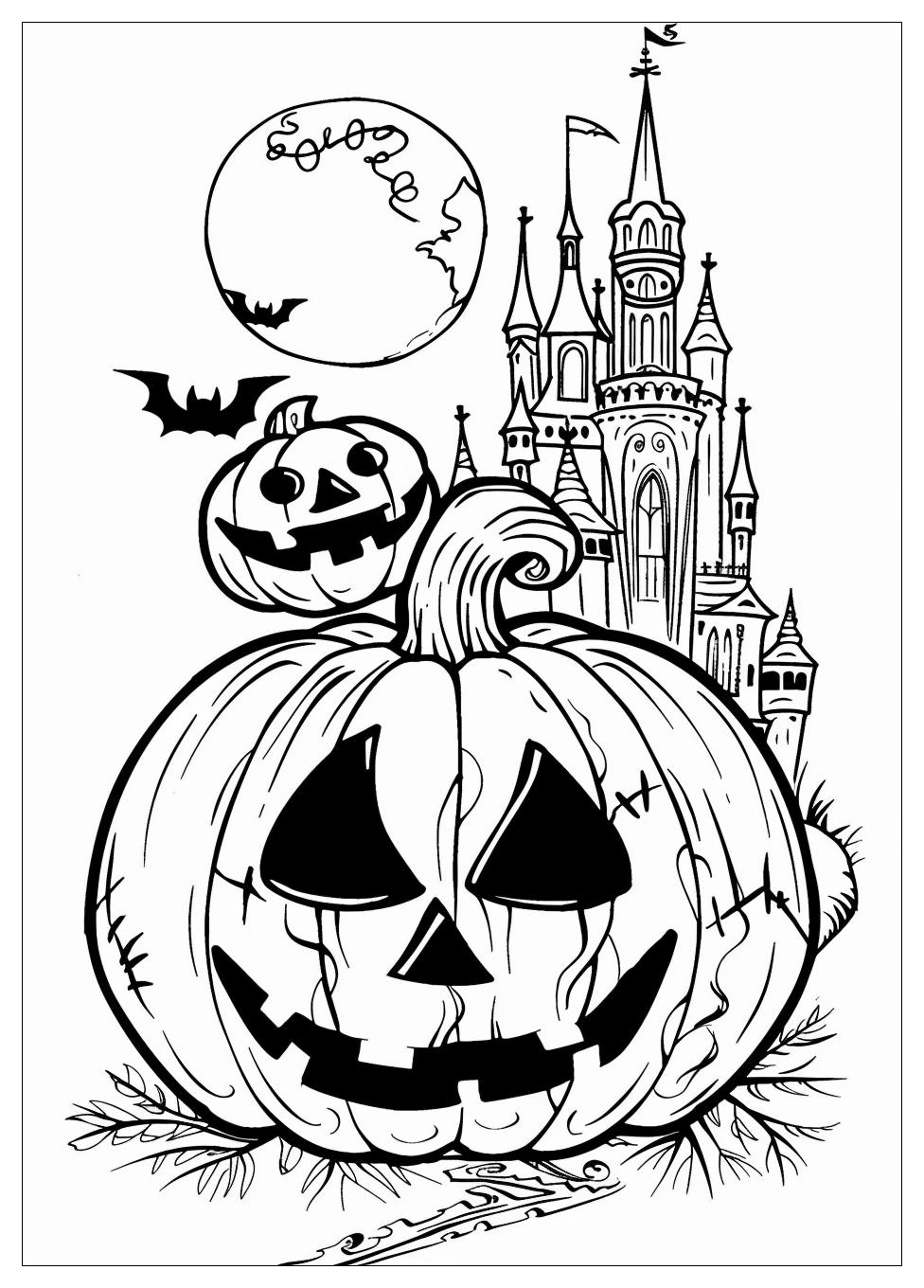 Disney Halloween Coloring Pages-5