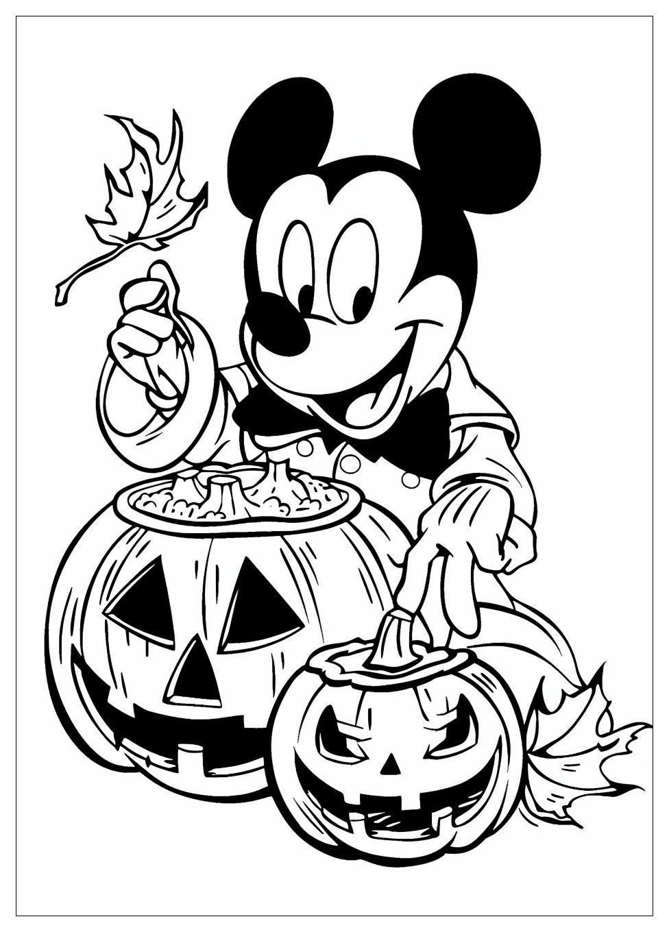 Disney Halloween Coloring Pages-7