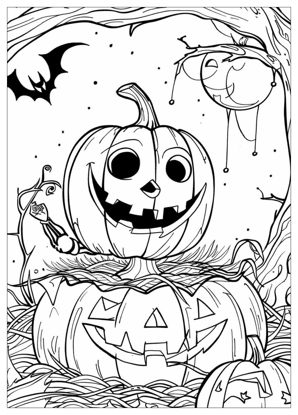 Disney Halloween Coloring Pages-8