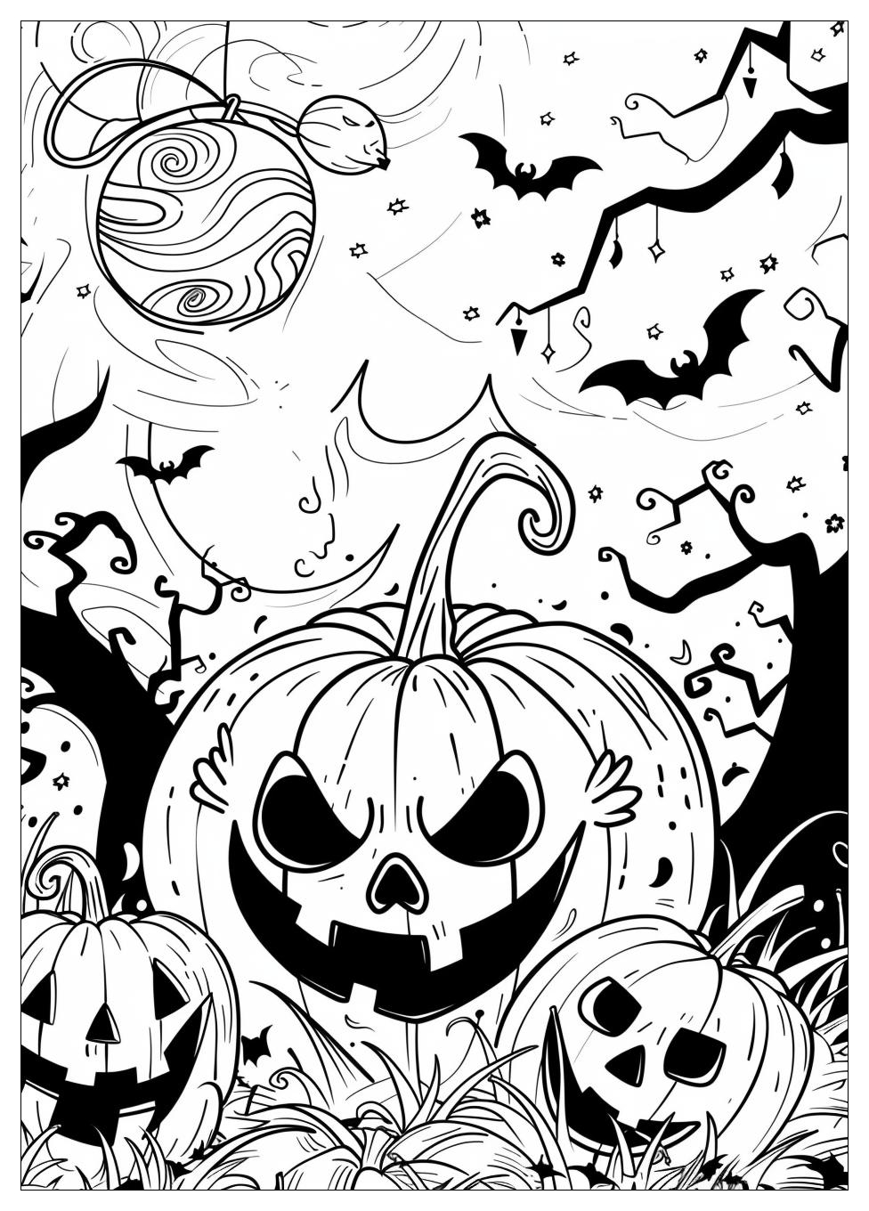 Disney Halloween Coloring Pages-9