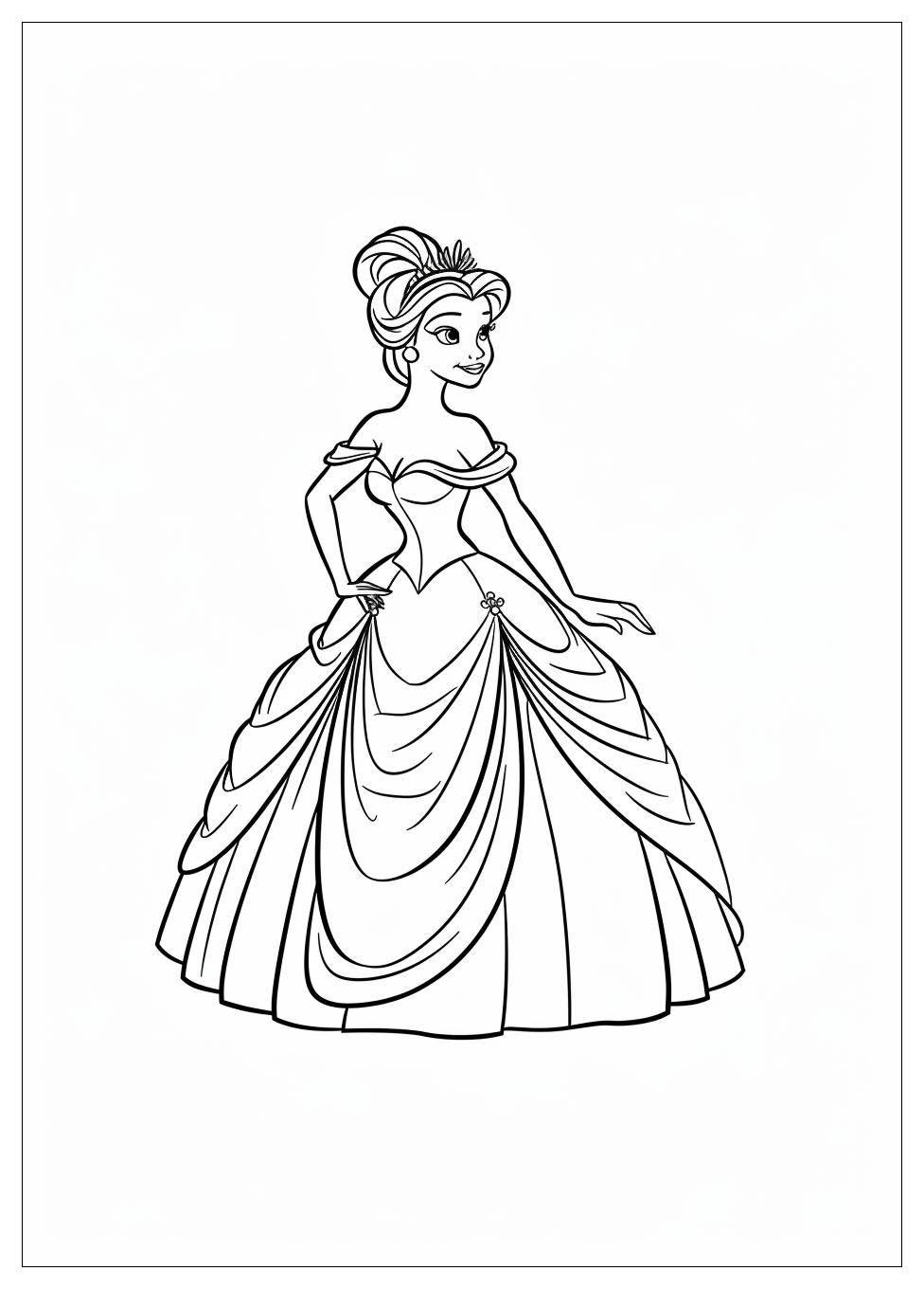 Disney Princess Coloring Pages-10