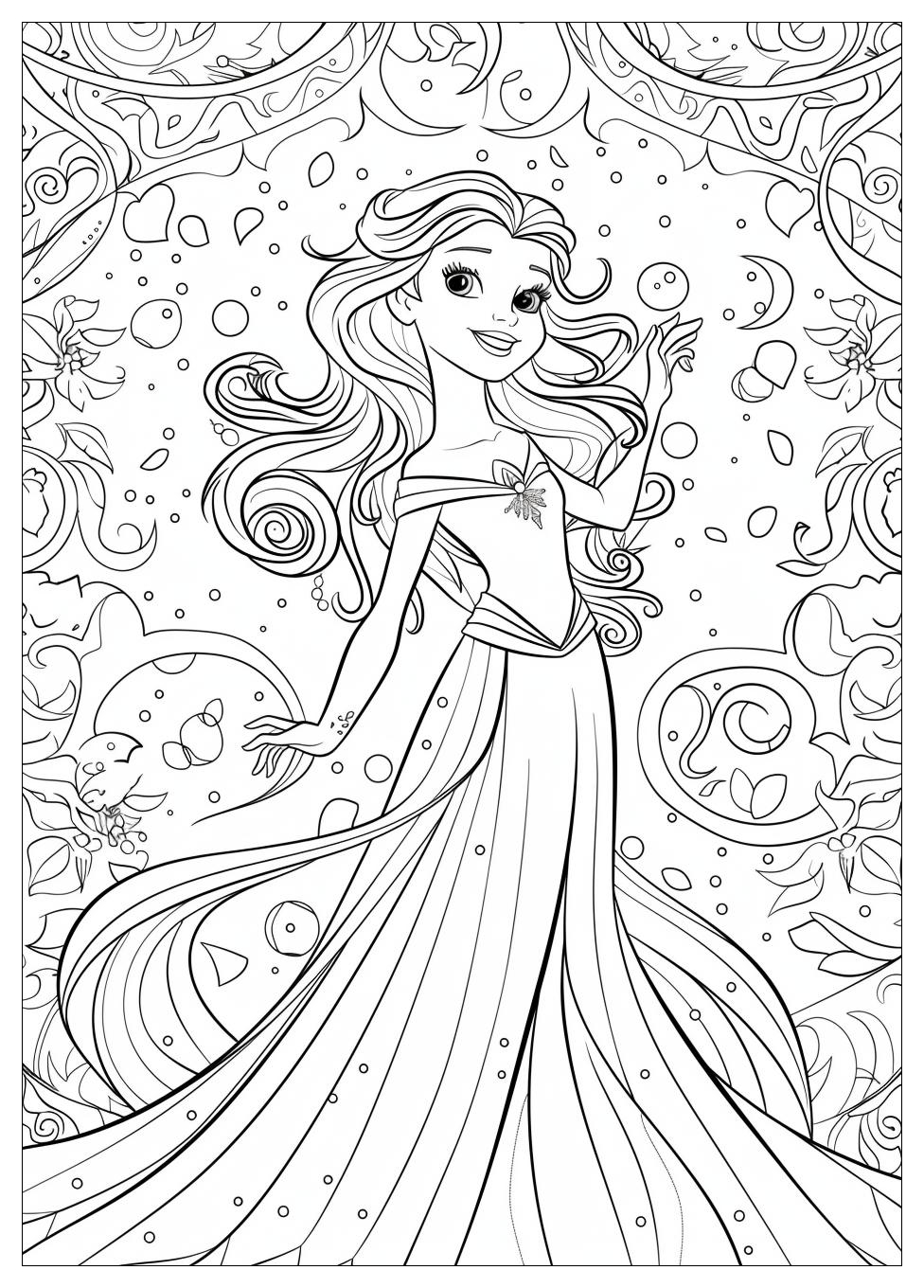 Disney Princess Coloring Pages-12