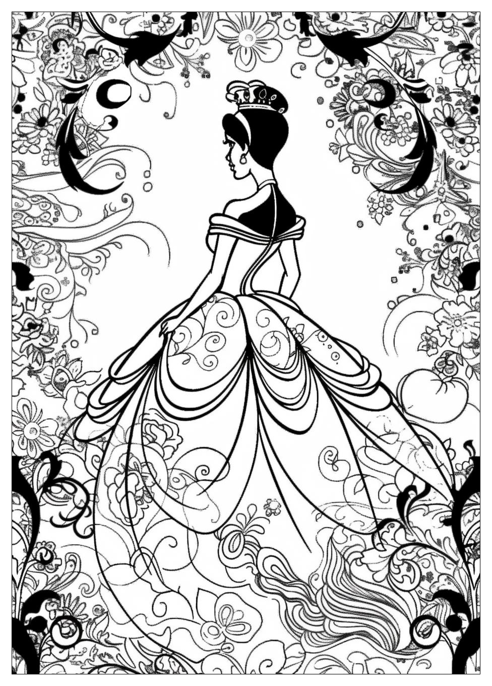 Disney Princess Coloring Pages-14