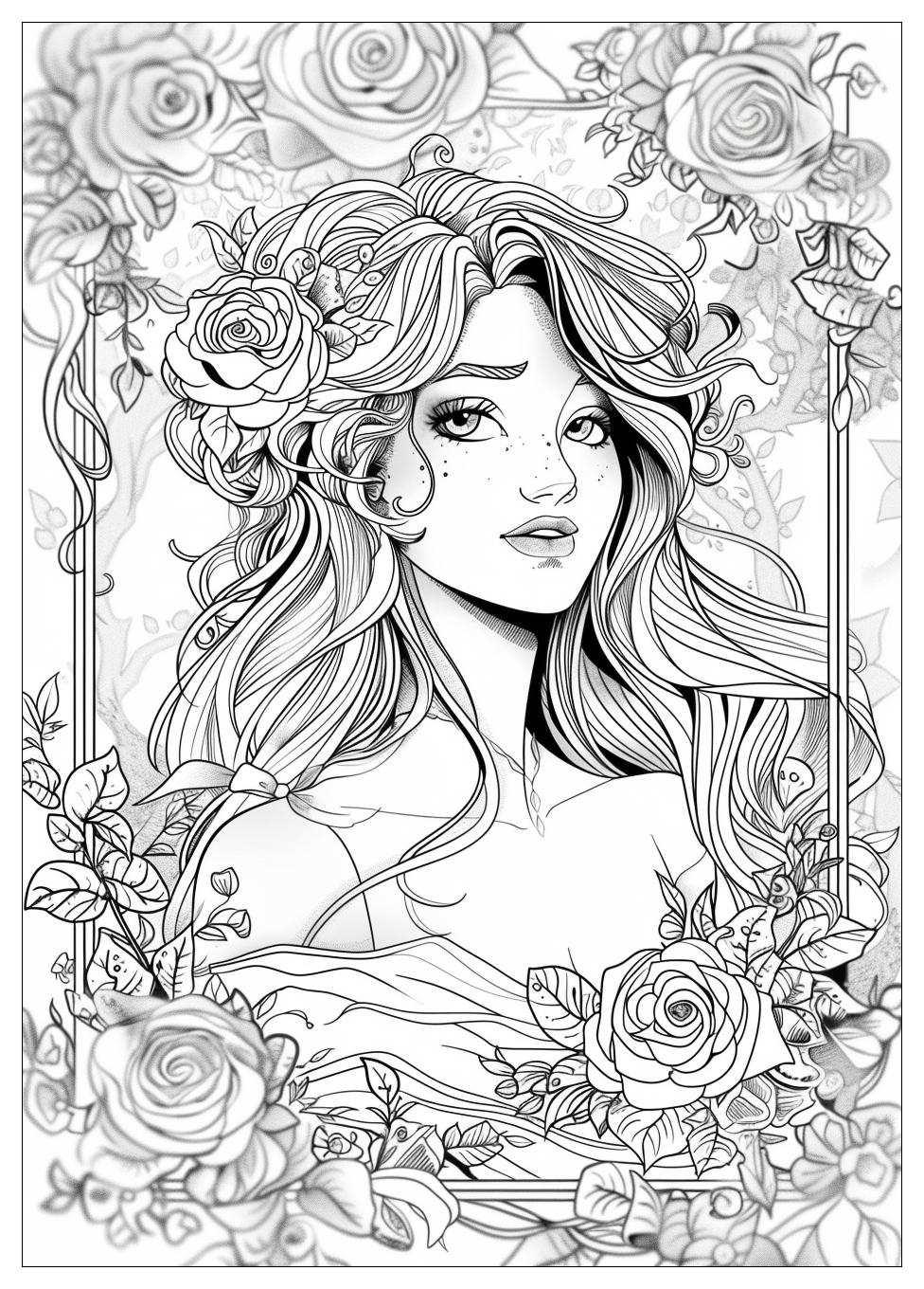 Disney Princess Coloring Pages-15