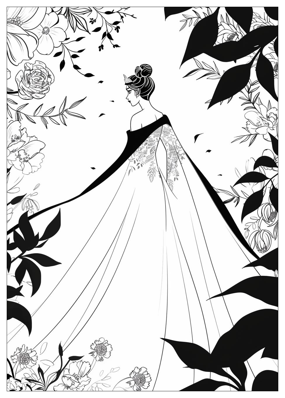 Disney Princess Coloring Pages-3