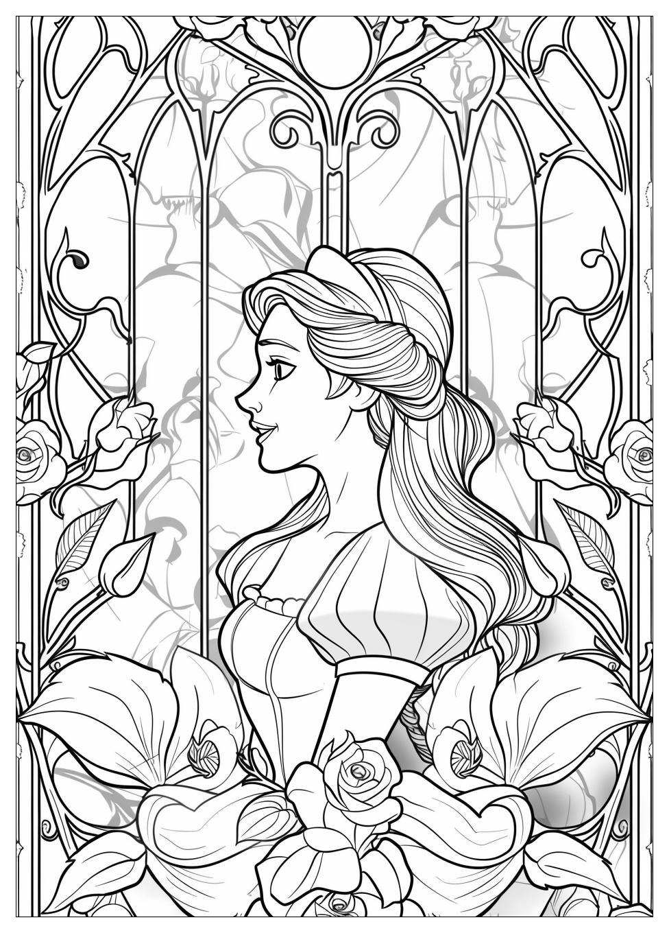 Disney Princess Coloring Pages-6