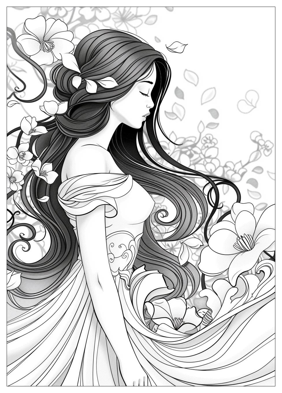 Disney Princess Coloring Pages-7