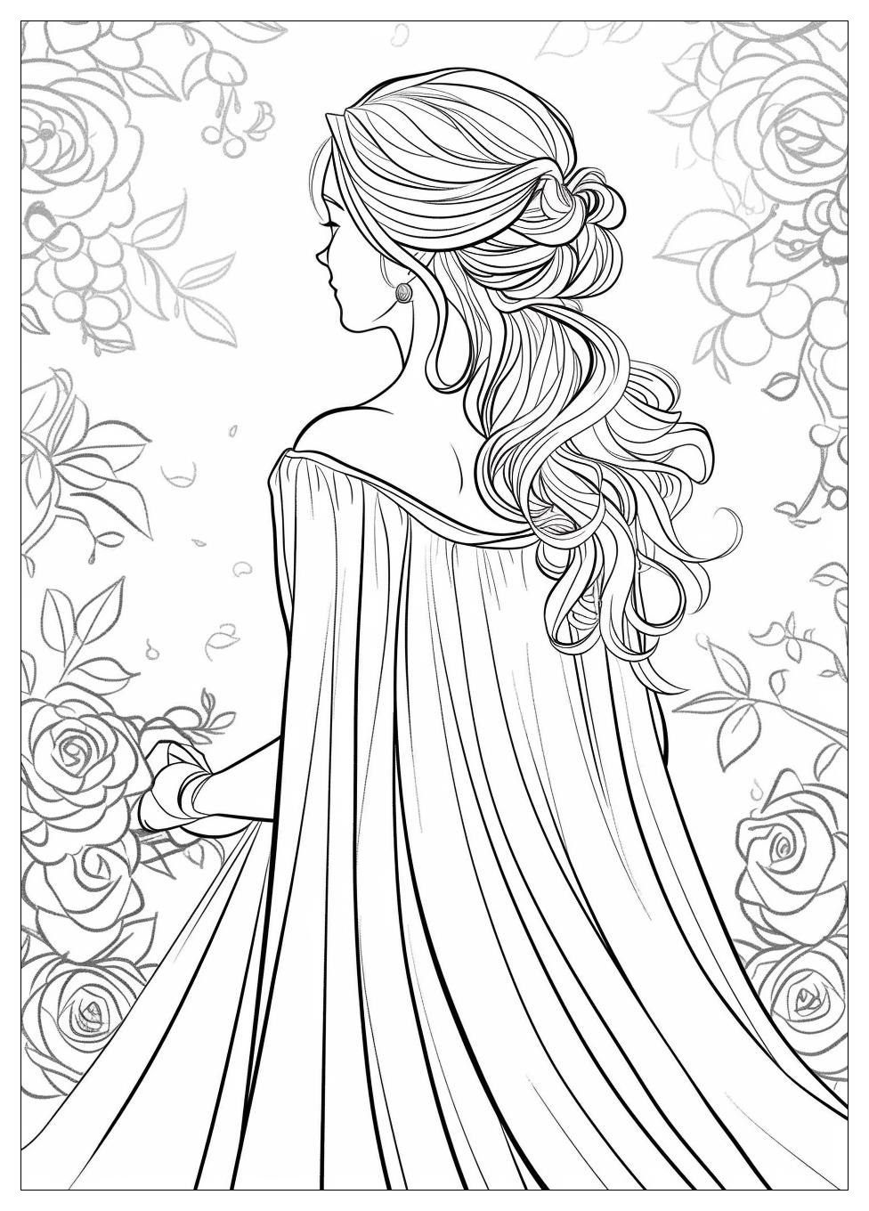 Disney Princess Coloring Pages-8