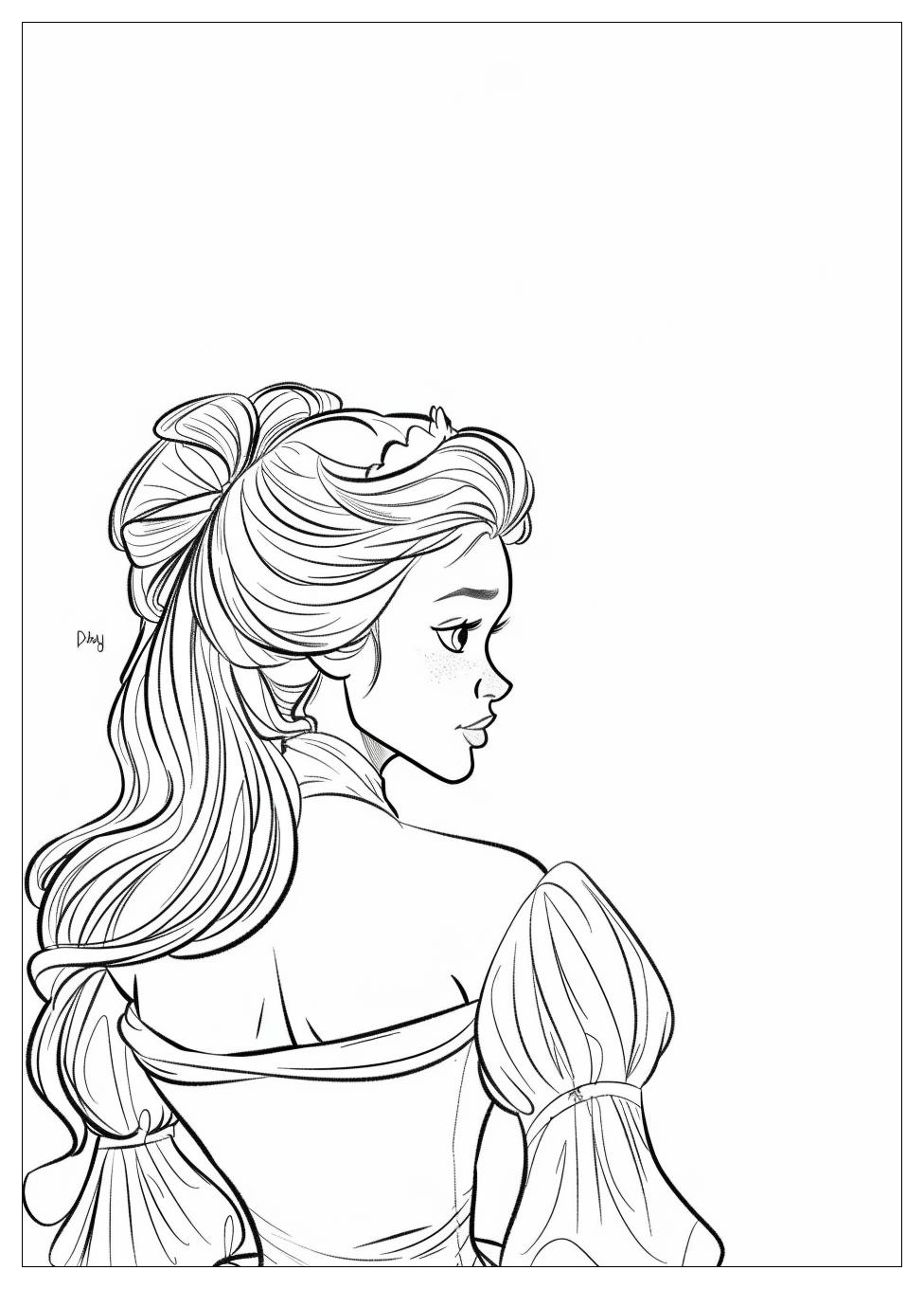 Disney Princess Coloring Pages-9