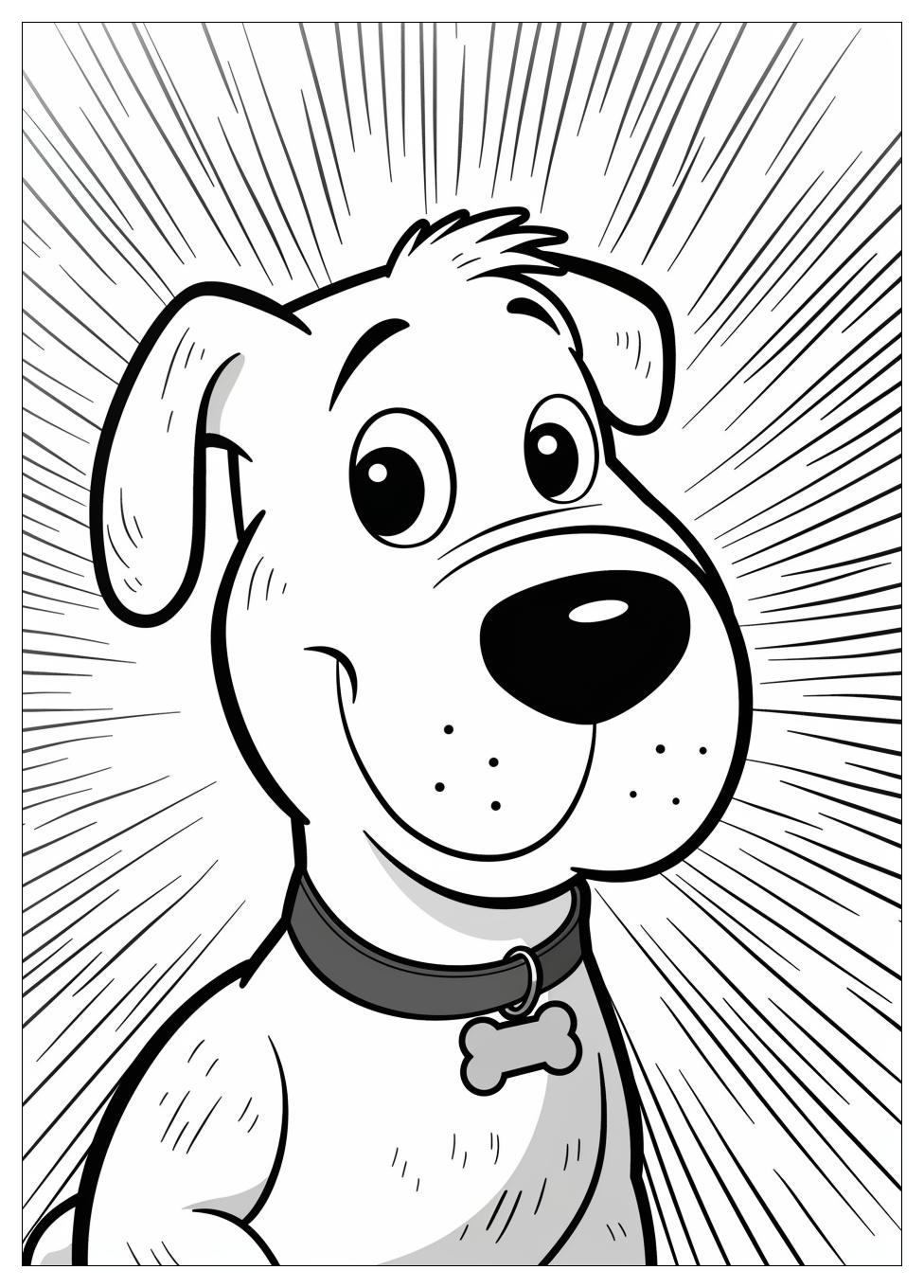 Dog Man Coloring Pages-10