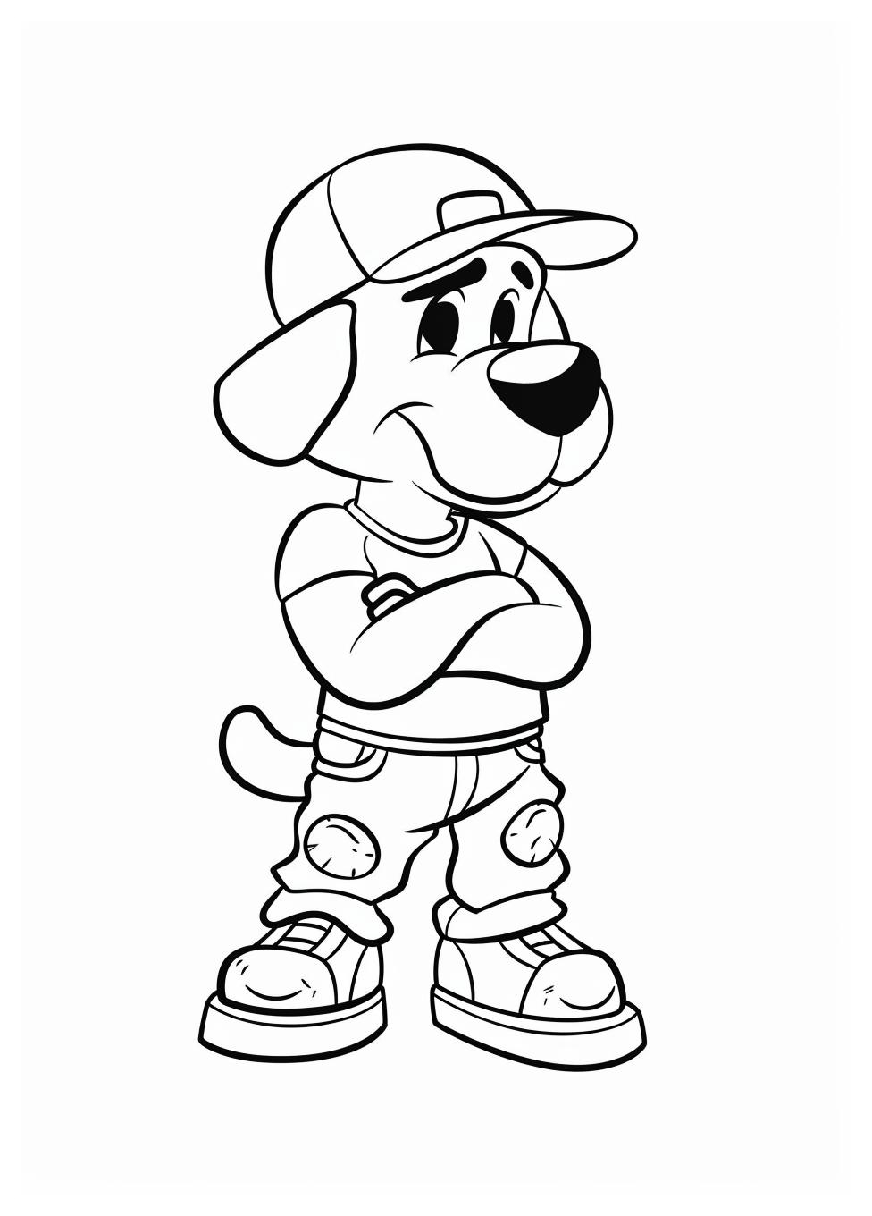 Dog Man Coloring Pages-11