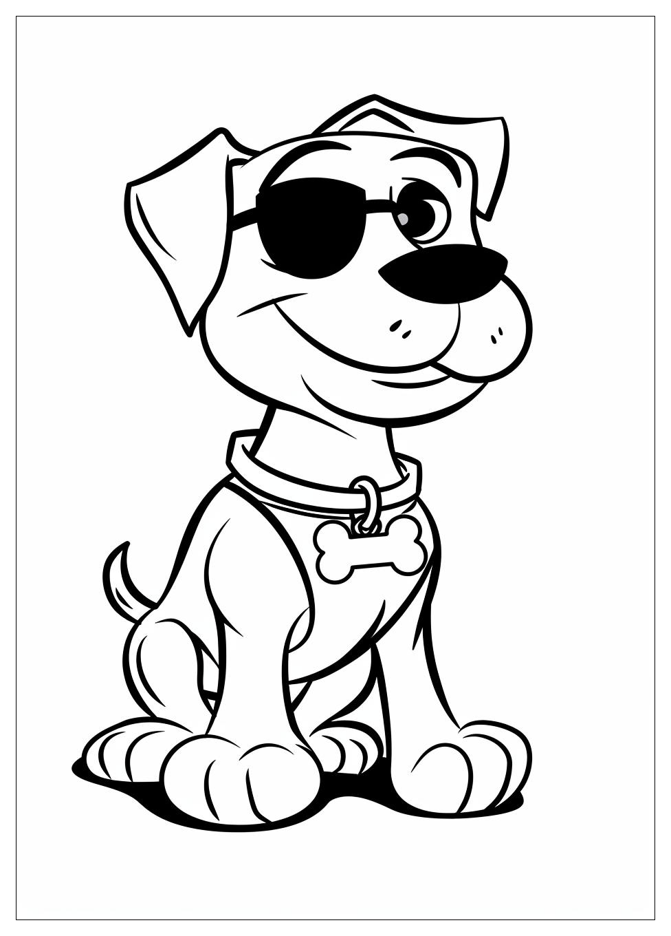 Dog Man Coloring Pages-12