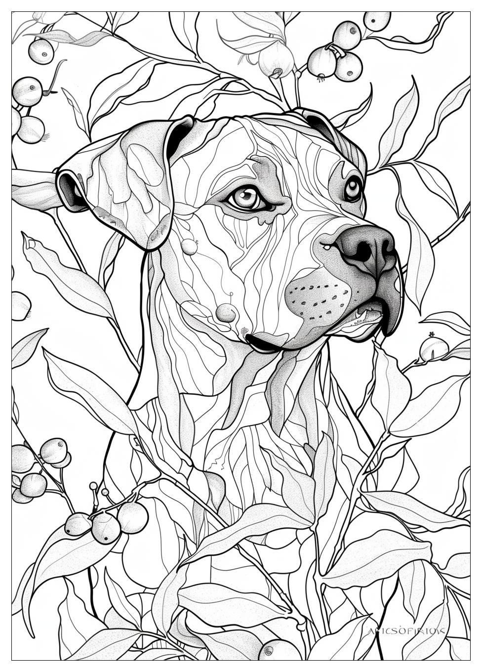 Dog Man Coloring Pages-17