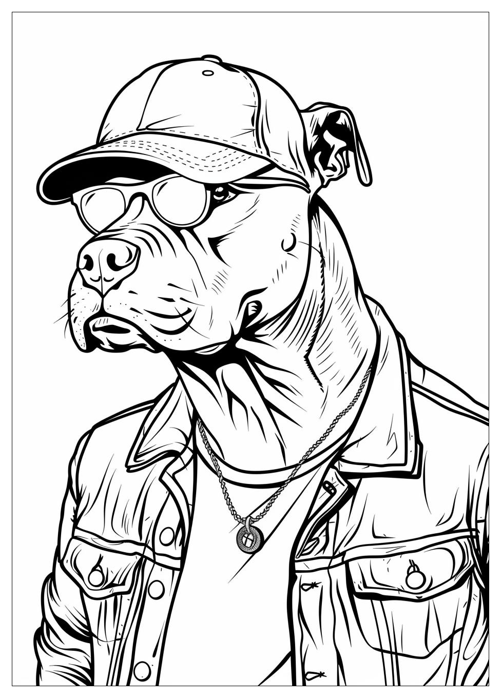 Dog Man Coloring Pages-18