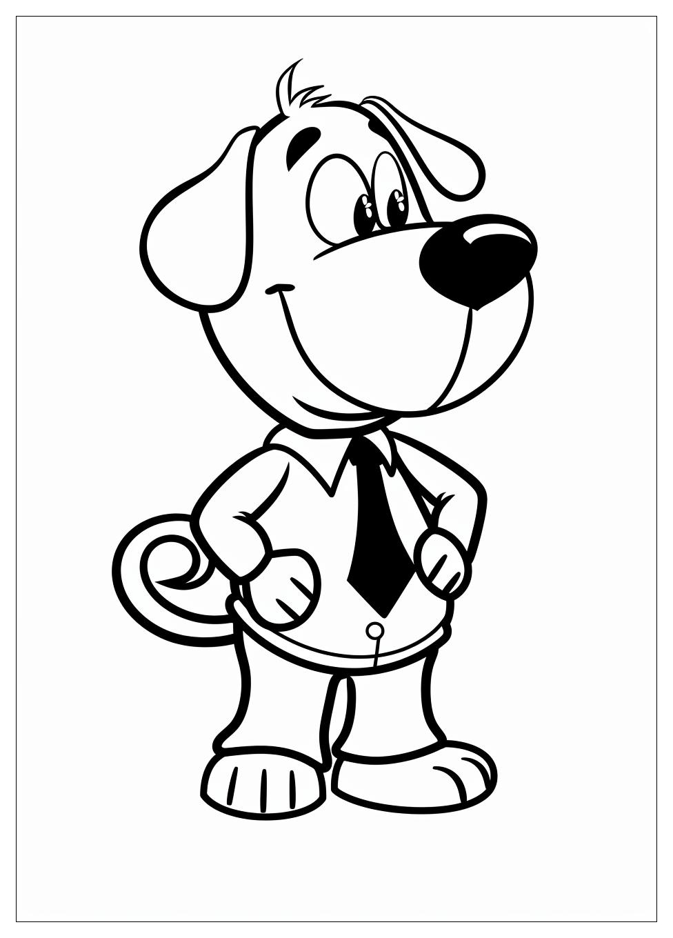 Dog Man Coloring Pages-7