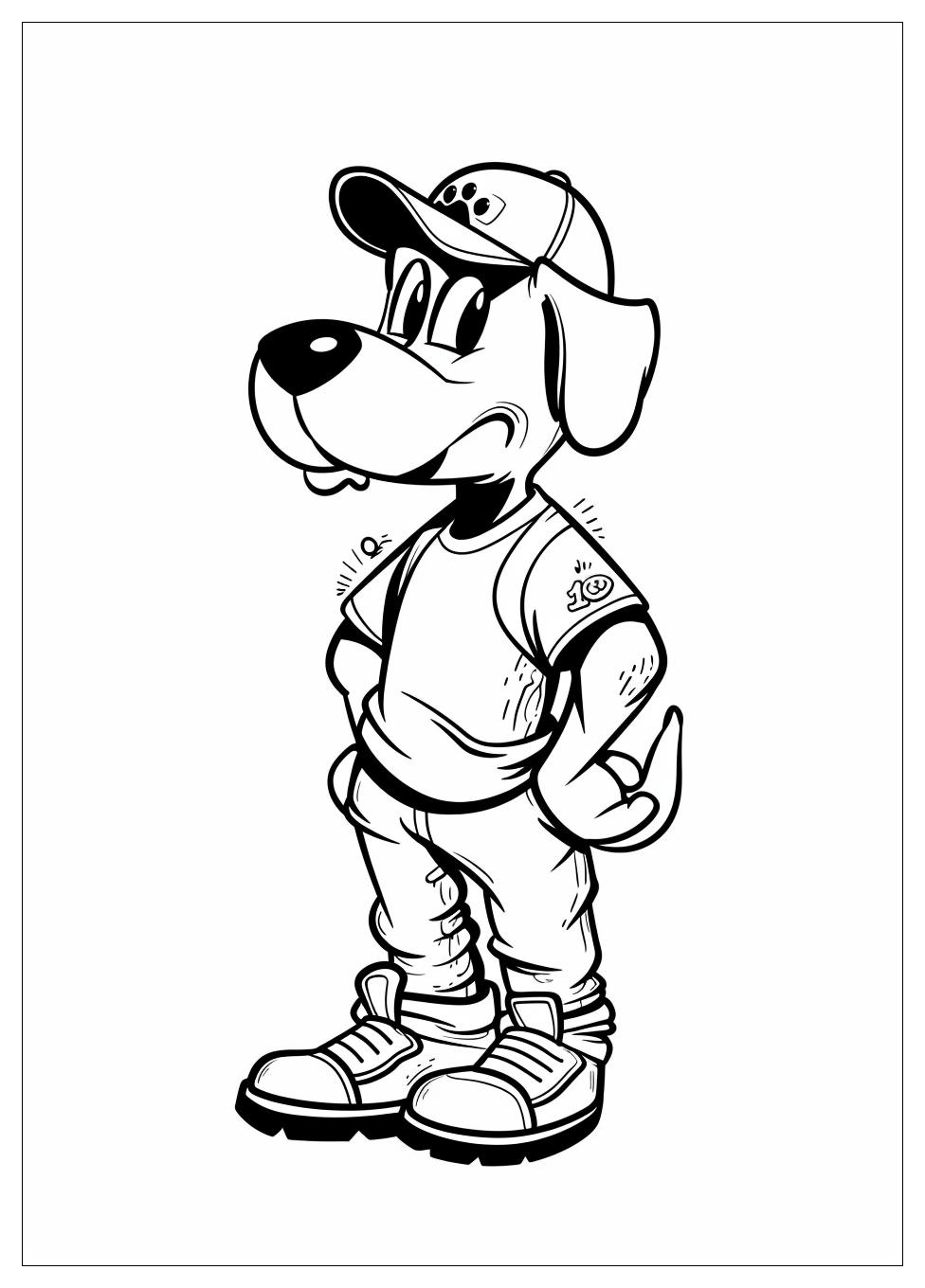 Dog Man Coloring Pages-9