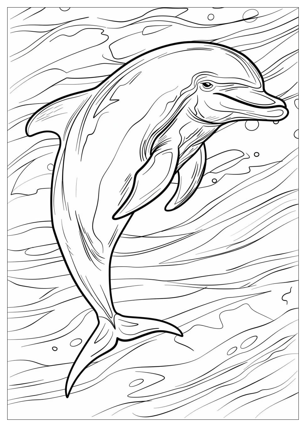 Dolphin Coloring Pages-1