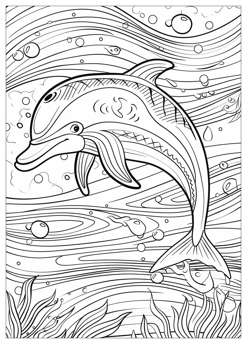 Dolphin Coloring Pages-10