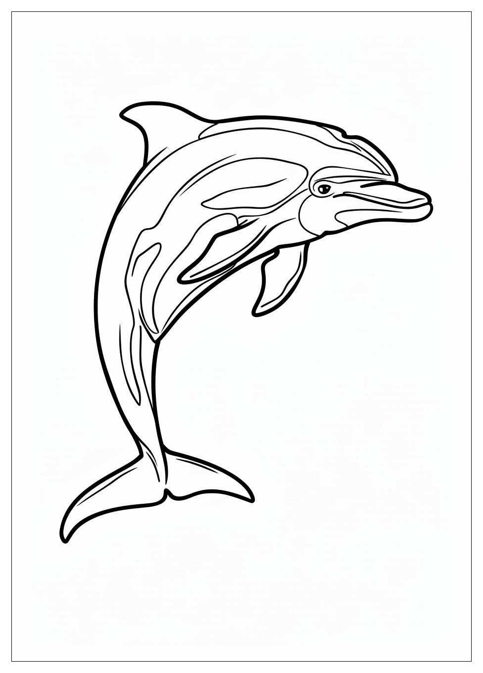 Dolphin Coloring Pages-12