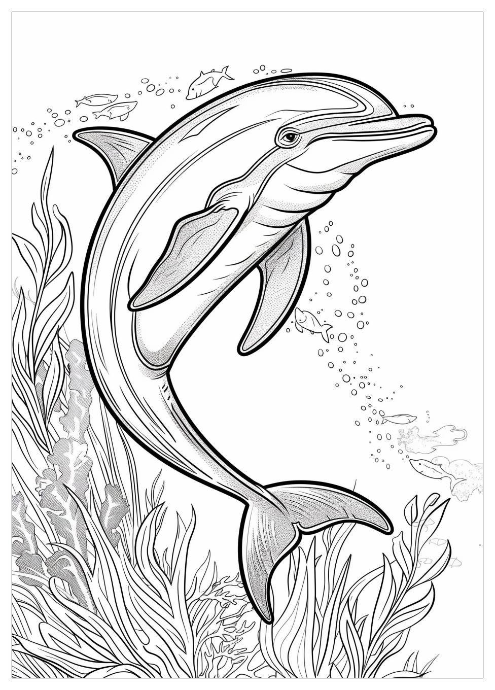 Dolphin Coloring Pages-14