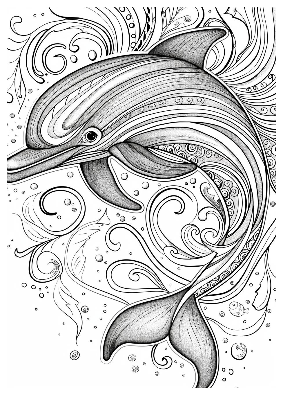 Dolphin Coloring Pages-15